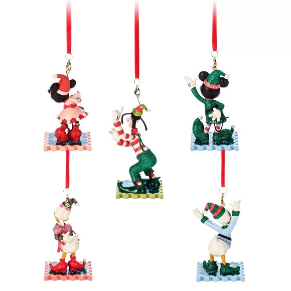 Disney Parks Exclusive Mickey & Friends Ornament Set – Holiday 2025 – NWT - Picture 5 of 5